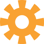orange gear icon